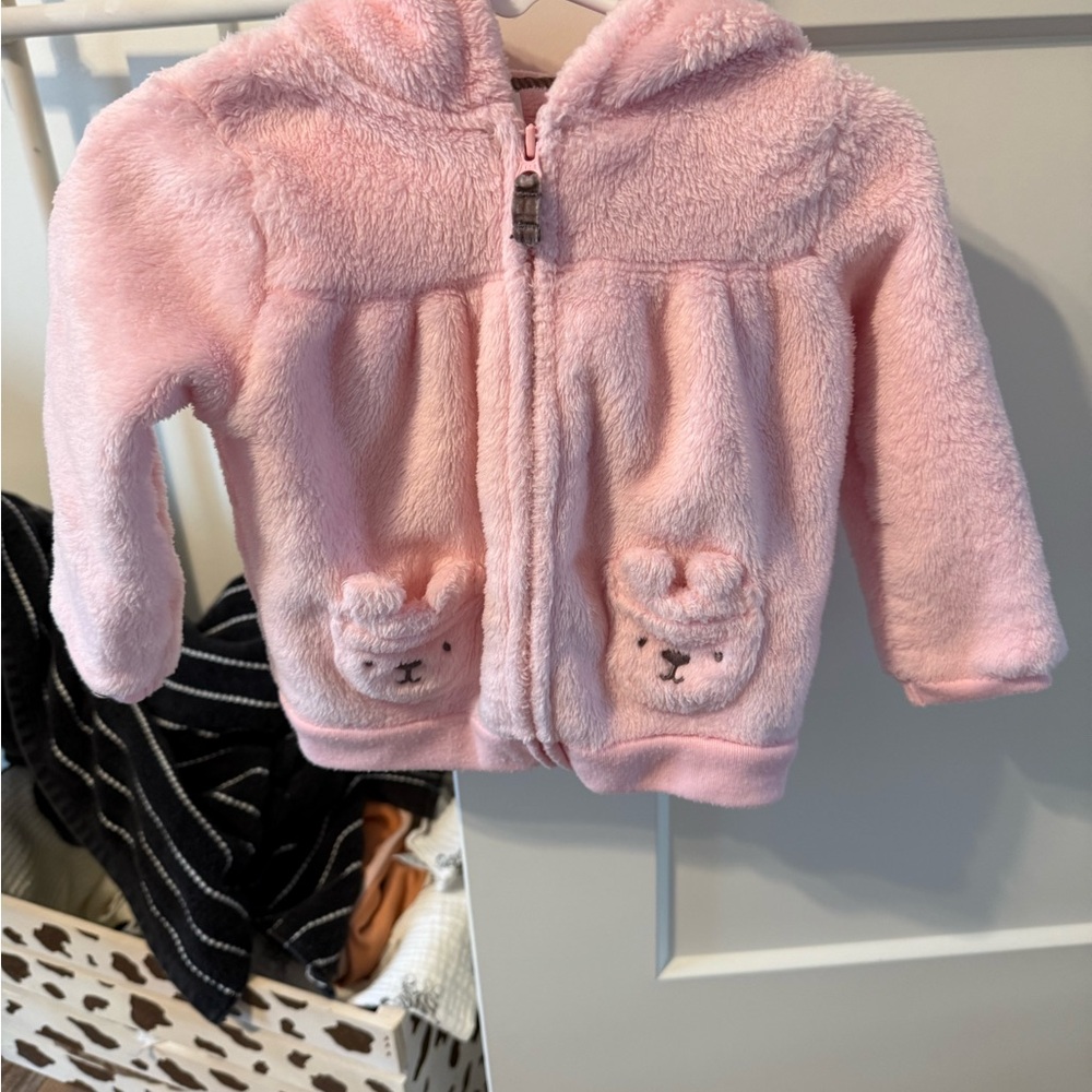 Carter's Soft Pink Fleece Baby Jacket